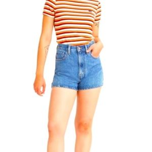 LEVI’S HIGH-WAISTED MOM SHORTS ‘AMAZING’ WASH